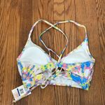 Jessica Simpson  Tie-Dyed Cropped Keyhole Cami Bikini Top Size XL‎ NWT Photo 3