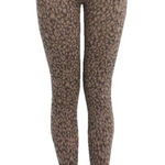 Spanx Leggings Womens Look At Me Now Mini Leopard Cheetah Seamless Size Medium Photo 0