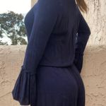 Young Fabulous and Broke navy blue bell-sleeve romper playsuit size XS extra small Photo 3