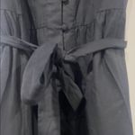 Boden Tiered Ruffle Poplin Maxi Dress‎ Size 8 Black Photo 4