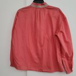 Sundry  Coral Cotton Button-Up NWT Photo 4