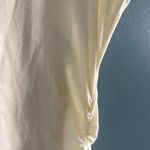 CAbi Scooped Neck Ruched Beige Top Photo 9