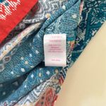 Panhandle  Blue and Red Patterned Tank Top Photo 6