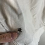 Lululemon Love Pullover Reflective Sweatshirt Top Size 10 white Preppy Running Photo 8