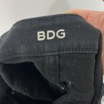 BDG Size 27 Black Super High Rise Dolphin Frayed Distressed Denim Jean Shorts Photo 5