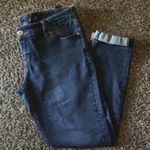 The Limited  Denim 678 Womens Jeans Size 6 Blue Cuffed Ankle Hem Stretch Dark Photo 8