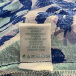 Lilly Pulitzer Shirt Women Small Blue White Abstract Print Elsa Blouse Preppy Photo 8