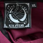 KILLSTAR  Size XL Skirt Darkwave Division Blood Burgundy Goth Punk Grunge Photo 5