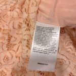 Bebe Y2K  barbiecore coquette vintage Lace High-Neck Key-Hole Mini Dress, Size M Photo 13