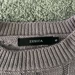 Cropped knitted sweater/shorts set Purple Photo 3