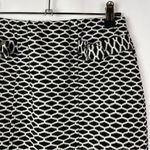 Joe B by Joe Benbasset Black & White Printed Knit Pencil Skirt S Photo 2
