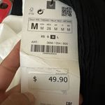 ZARA NWT PUFF SLEEVE TOP Poplin Feminine Grandma core Size medium Photo 4