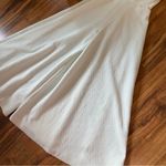 Vintage 70s Disco Extreme Flare Wide Leg Bell Bottom Jumpsuit White Size XS Photo 4