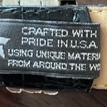 Brighton Women’s Black Textured Adjustable Belt with Two Tone Buckle- Medium Photo 12