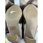 Charlotte Russe Womans Otk Boots Size 7 Bronze 1/4 Zip Stacked Heel Almond Toe Photo 4