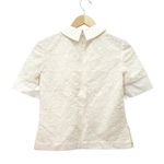 Tory Burch Aurelia Lace Top & Debra Skirt Set Cream Ivory Size 0 Matching Outfit Photo 3