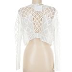 Lole NWT  White Mesh Crop Top Photo 1