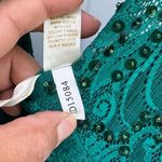 Victoria's Secret Victoria’s Secret Esmerald Green Gold Label Night Gown Sz L (Vintage) Photo 7