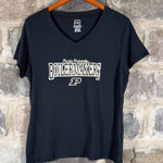 Proedge Pro Edge Purdue University Boilermakers V Neck T Shirt Black XL 16/18 Photo 0