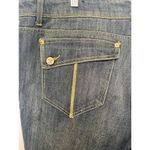 Tribal DeNIME Womens Jeans 33 16 Blue Celine Form Fit Boot Leg Stretch Dark Wash Photo 6