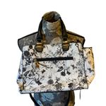 Floral Black and White Women's Bag Photo 1