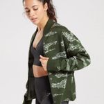 Gymshark NWOT  Adapt Camo Seamless Track Jacket Moss Olive Aloe Green Size Small Photo 2