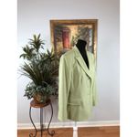 Liz Claiborne Suits Women Size 10 Lapel Notch Collar 3 Button Closure Lime Green Photo 1