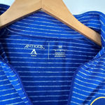 Nba Golden State Warriors Antigua Quarter Zip Half Zip Long Sleeve Jacket Top - M Photo 2