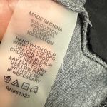 Vince Camuto  Boxy Gray and Black Cap Sleeve Blouse Size L Photo 9