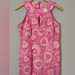 Michael by Michael Kors preppy floral mini summer dress pink size 8P designer Photo 0