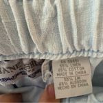 Jane Ashley Light Blue Linen-Cotton Blend Long Skirt size 3X Photo 4