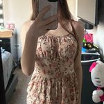 Floral Romper Tan Photo 1
