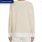 Leopard Crewneck Sweatshirt White Size M Photo 1