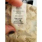 Vintage Deb Mesh Lace Cardigan Womens Size L Cream Sheer Boho Fairy Romantic USA Size L Photo 4