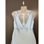 BP Dress Womens Medium Blue Floral Sleeveless V Neck A Line Summer Casual Photo 5