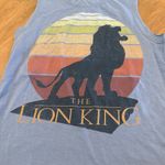Disney Size XS The Lion King Simba Mufasa Sleeveless Cropped Tank Top EUC Photo 1