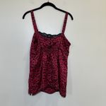 White House | Black Market Cami Top Red Jaguar Animal Print Size Medium 100% Silk Photo 1