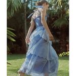 NWT Hill House Elise Nap in Hyacinth Organza Dot Smocked Maxi Dress XS Photo 10