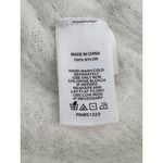  CeCe Eyelash White ShortSleeve CrewNeck Sweater Large Winter Ski lodge Photo 4