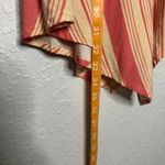 Torrid  Pink Yellow Striped Babydoll Stretch Tunic Top Dress Size 2X Lace Up Photo 3