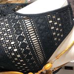 Catherines Cover Up Dress Black Sleeveless Crochet Mesh 1X Photo 4