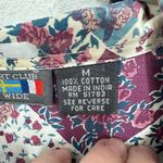 Vintage Paris Sport Club‎ Quilted Pink Patchwork 100% Cotton Western Blouse Size M Photo 5