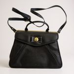 Lulu‎ by Lulu Guinness black faux leather crossbody purse Photo 0