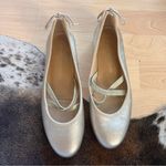 Stuart Weitzman  Gold Bolshoi‎ Napa Ballet Flat Size 7 Photo 1