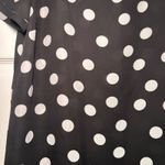 Ann Taylor Black White Polka dot blouse womens medium career office professional Photo 1