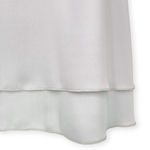 Mahina  | Small | Slinky Blue-Gray Satin Sleeveless Tie-Neck Tiered Mini Dress Photo 5