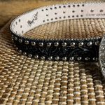 Blazin Roxx ‎ Black Jeweled Belt Size Medium Photo 5