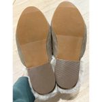 Torrid Loafers Women 9.5 Taupe Beige Faux Fur Suede Gold Chain Casual Photo 4