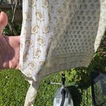 Joshi ivory cotton dress with Tan Paisley Print S Photo 3