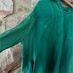 Free People Cardiff Cotton Gauze Button-Up Shirt size medium Photo 2